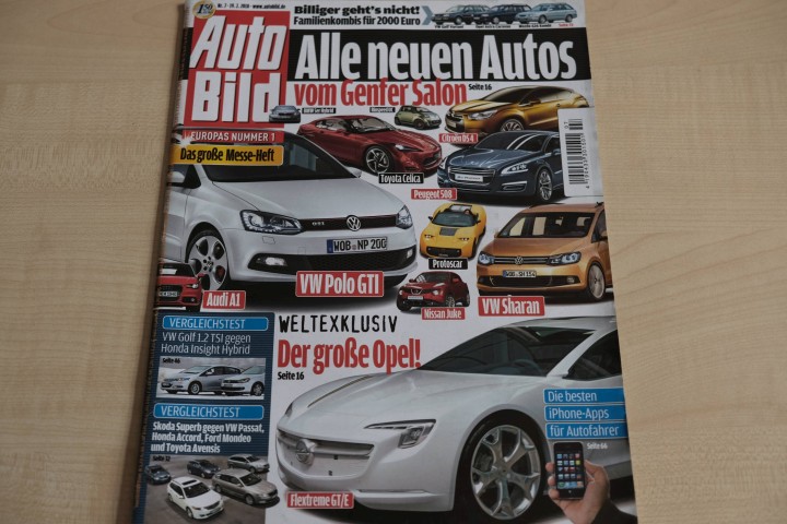 Deckblatt Auto Bild (07/2010)